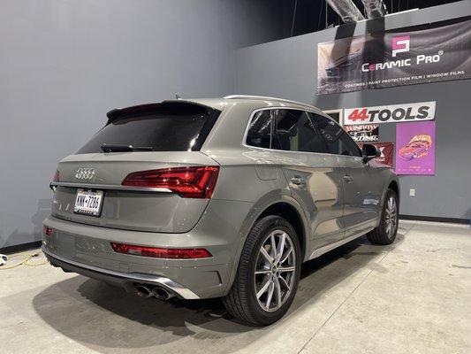 Audi S Q5 Window Tint and Wash