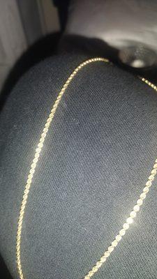 FAKE GOLD CHAIN DOUBLE EAGLE SOLD ME