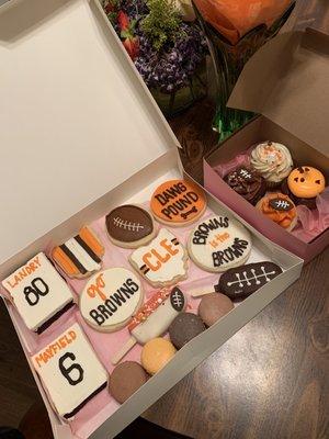 Browns playoff treats! So yummy!