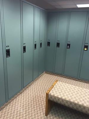 Lockers finally updated , a very welcome improvement.