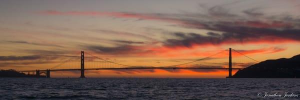 Sunset view from the boat