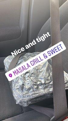 Catering order done by Masala grill   Chicken Biryani  30 chicken kebabs