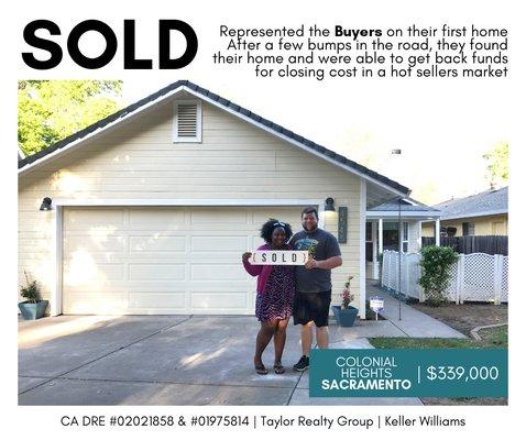 SOLD in Colonial Heights, Sacramento, CA in 2017