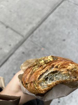 Pistachio croissant (beautiful inside!!)