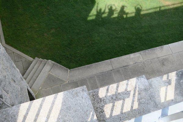 looking down - we had to do YMCA  shadow...