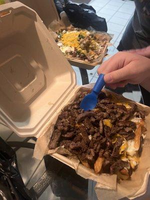 Plain asada fries.. delicious.