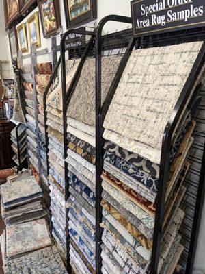 large selection of fine area rugs. pick your design and size (standards and custom)