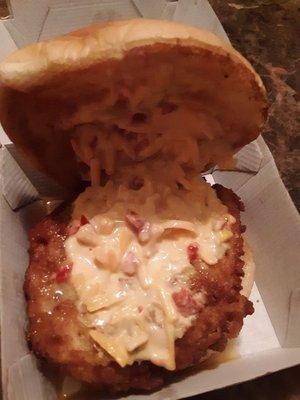 Jalapeno Honey Pimento Cheese Chicken Sandwich