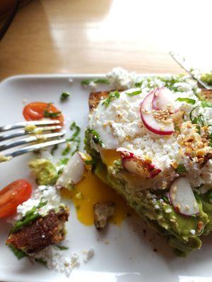 Avocado Feta Toast