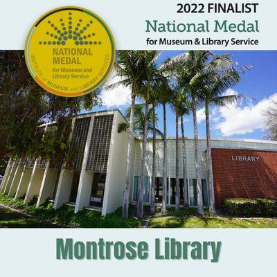 Montrose Library is a 2022 finalist for the National Medal for Museum & Library Service.