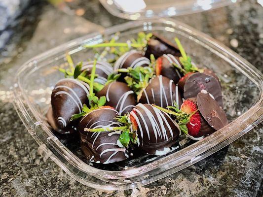 Hand dipped strawberries