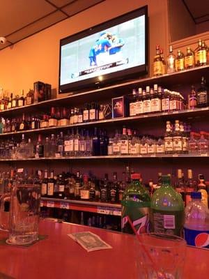 Huge cheap liquor selection. Seems this place is an alcoholic's dream