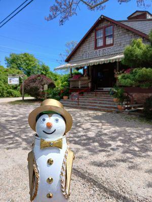 Penguin visits Theater By The Sea to watch A.Chorus Line