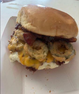 Jalapeño popper slider (photo is from the owners page, I always eat mine before I think to take a pic)