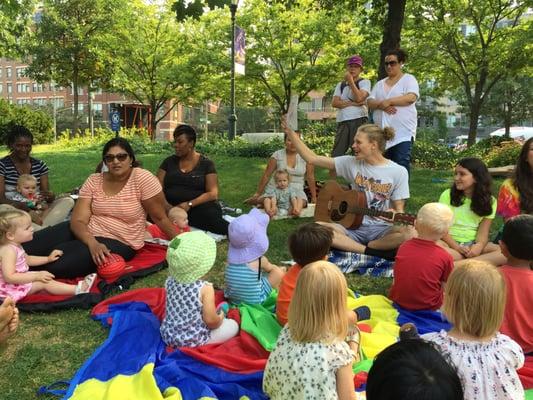 Summer Music education on the Hudson River