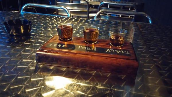 Bourbon flight specials on Wednesday