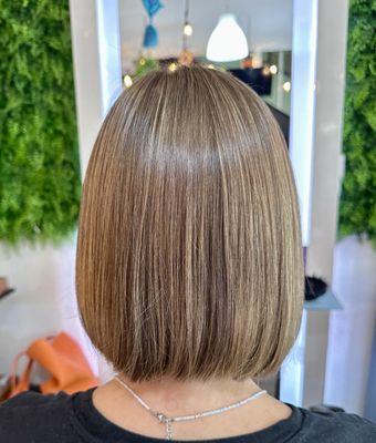 Partial highlight and bob