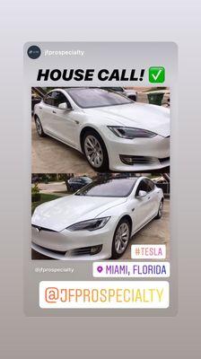 Tesla Model S - Maintenance Wash