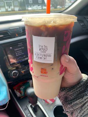 Beautiful!  Large Iced Caramel Macchiato