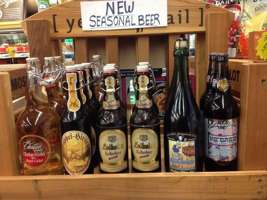 Take a look at our seasonal beer while you're at it! We have a great selection this winter!