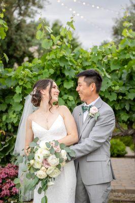 My bouquet and the boutonnieres were perfect.