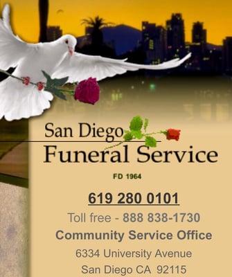 San Diego Funeral Service FD1964