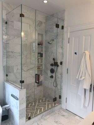 3/8" Heavy Glass Shower Enclosure