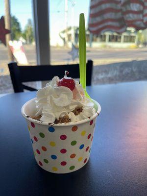 Small Ice Cream Sundae @ BJ's.