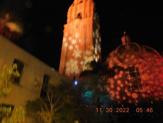 Finding that Balboa park has such great history and the love of the Holidays to enjoy with others and the decorations of the holidays .