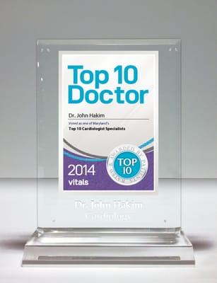 Top Ten Doctor in Maryland 2014