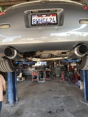 Invidia exhaust install