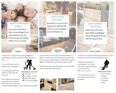 Residue Free - Brochure Design and Content Creation PT. 1