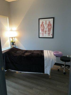 Treatment Room #1 at Emollience Massage and Wellness, PLLC in Everett, WA.