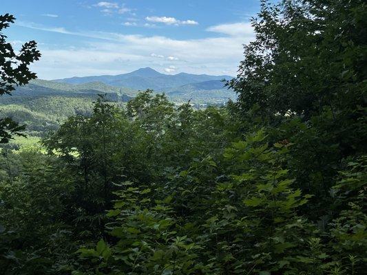 View of Camel's Hump from a vista