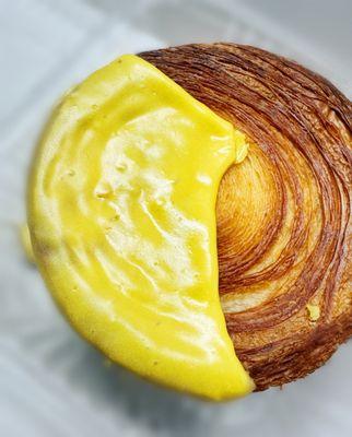 Lemon croissant. Overdone, very dry and overly lemony. Not a fan.