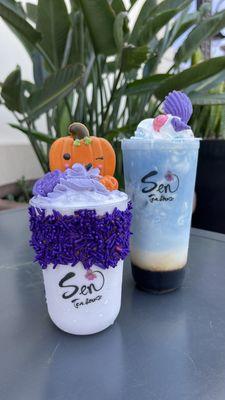 Taro Witch's Brew / Ocean latte