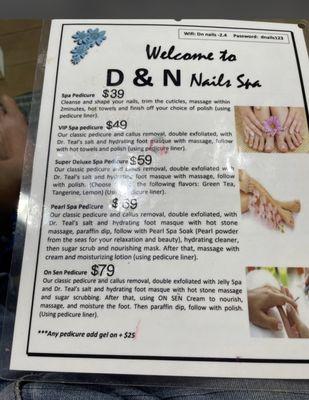 READ VIP Spa Pedicure Description