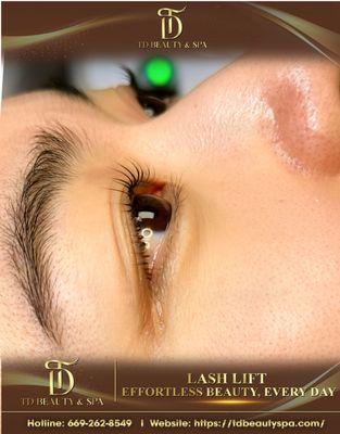 Let your lashes do the talking with TD Beauty Spa's expert lash lift techniques!