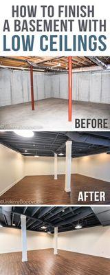 Basement Transformations, Before and After.