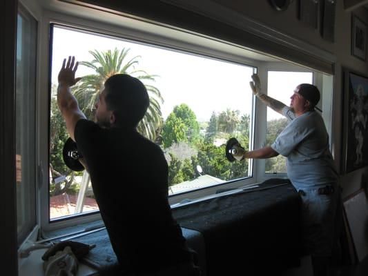 installing my new dining room window