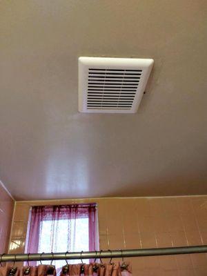 Bathroom vent fan