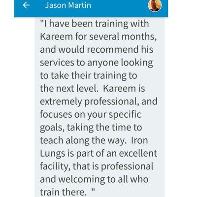 This review is from LinkedIn Jason is one of my newer clients.