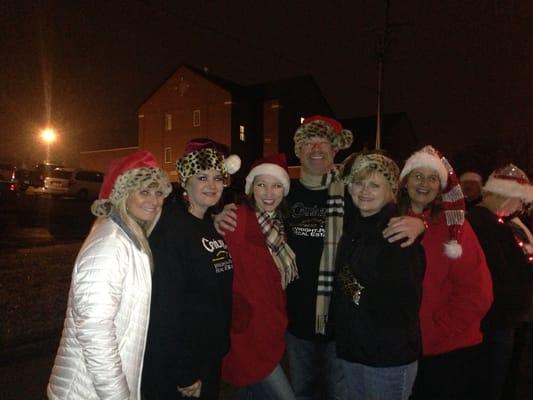 Century 21 Agents taking part in the 2014 Jonesboro Christmas Parade.