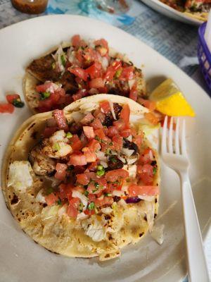 Shrimp and fish tacos