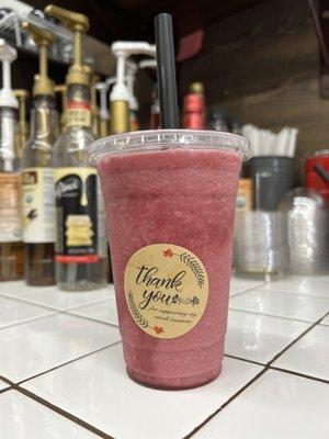 Try one of our fruit smoothies like the blueberry pomegranate!