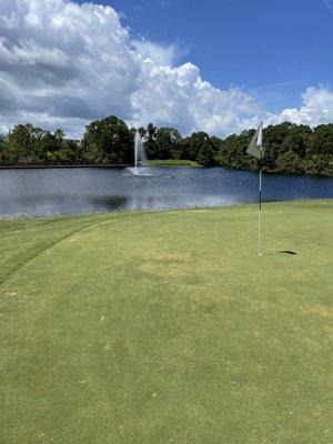 Hole 4 par 3 known for the water