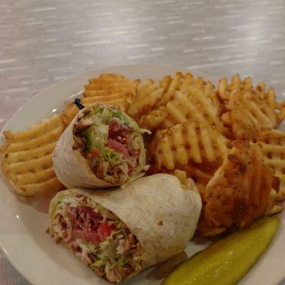 Cool Ranch Wrap... It's what's for lunch at #redeyedinerclt