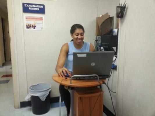 2nd clinic room front desk