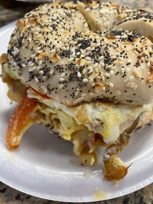 Bagel Sandwich.