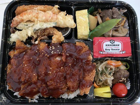 Chicken katsu bento